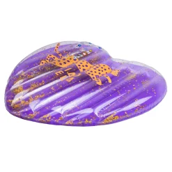 Swim Essentials - Paars Panterprint Hart Luchtbed, 150x100cm