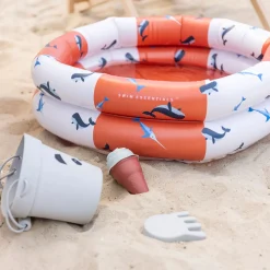 Swim Essentials Baby Zwembad Rood-Wit Walvis, 60cm