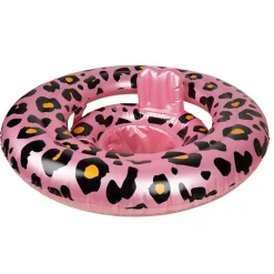 Swim Essentials Baby Zwemzitje Roze Luipaard, 0-1 jaar