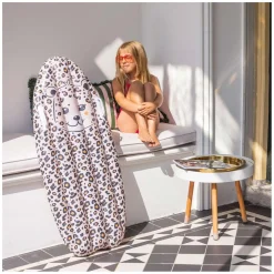 Swim Essentials Opblaasbaar Surfboard Beige Panterprint
