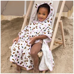 Swim Essentials Strandponcho Kaki Panterprint