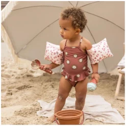 Swim Essentials Zwembandjes Old Pink Panterprint, 0-2 jaar