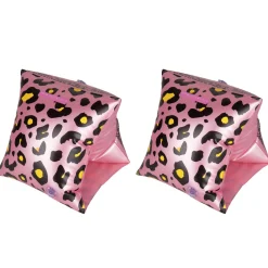 Swim Essentials Zwembandjes Panterprint Rose Goud, 2-6 jaar
