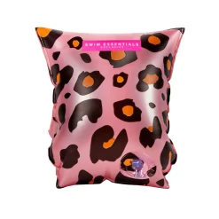 Swim Essentials Zwembandjes Panterprint Rose Goud, 2-6 jaar