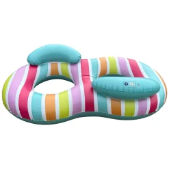 Swim Essentials Zwemring Dubbel Regenboog, 190cm