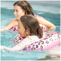 Swim Essentials Zwemring Rosé Goud Panterprint