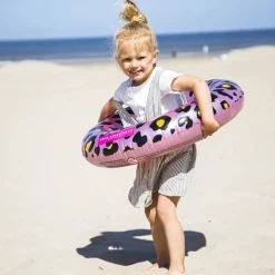 Swim Essentials Zwemring Panterprint Rose Goud, 70cm