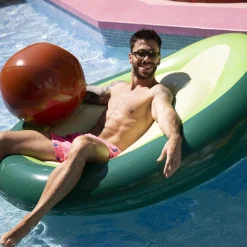 Swim Essentials Zwemring Avocado met Bal, 175cm