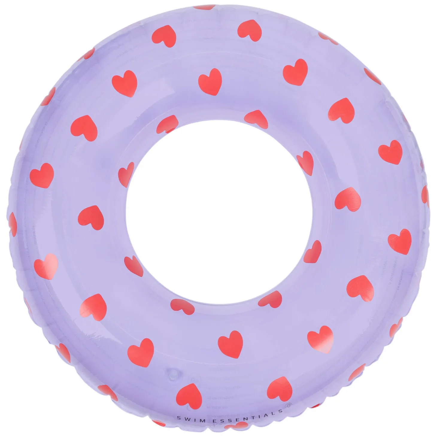Swim Essentials Zwemring Hart Lila, 90cm