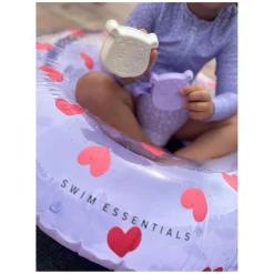 Swim Essentials Zwemring Hart Lila, 90cm