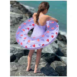 Swim Essentials Zwemring Hart Lila, 90cm
