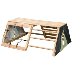 SwingKing Houten Speeltoestel Charlie Groen - Zonder Glijbaan