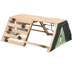 SwingKing Houten Speeltoestel Charlie Groen - Zonder Glijbaan