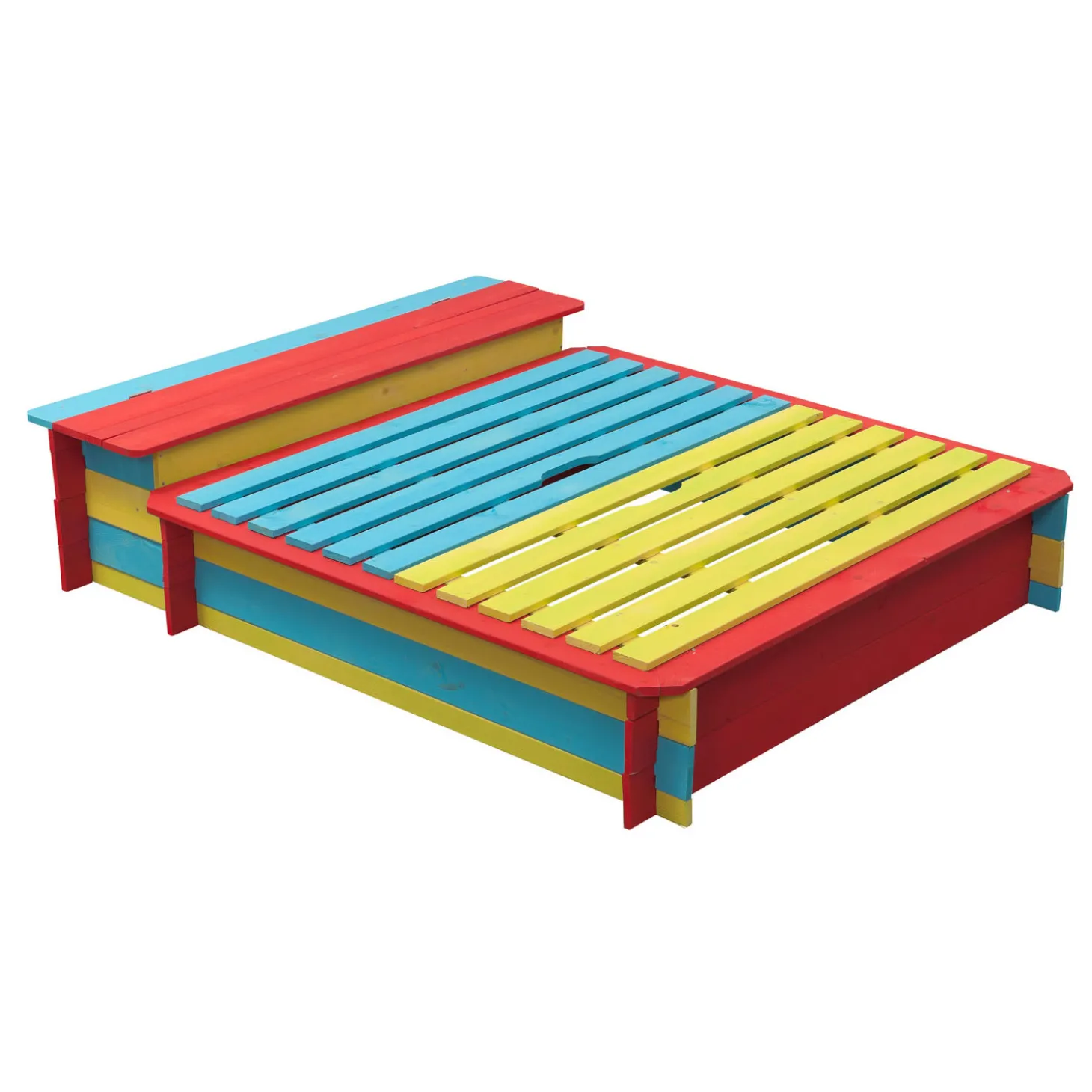 Swingking Houten Zandbak Gekleurd - Jade