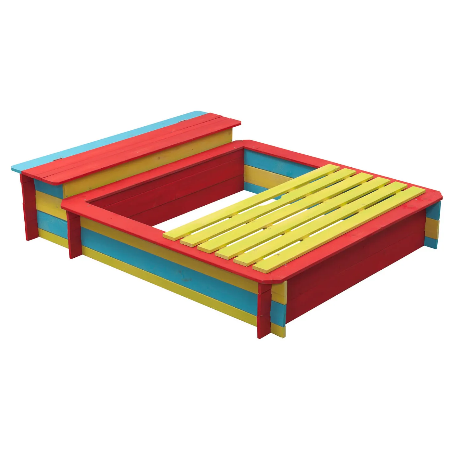 Swingking Houten Zandbak Gekleurd - Jade