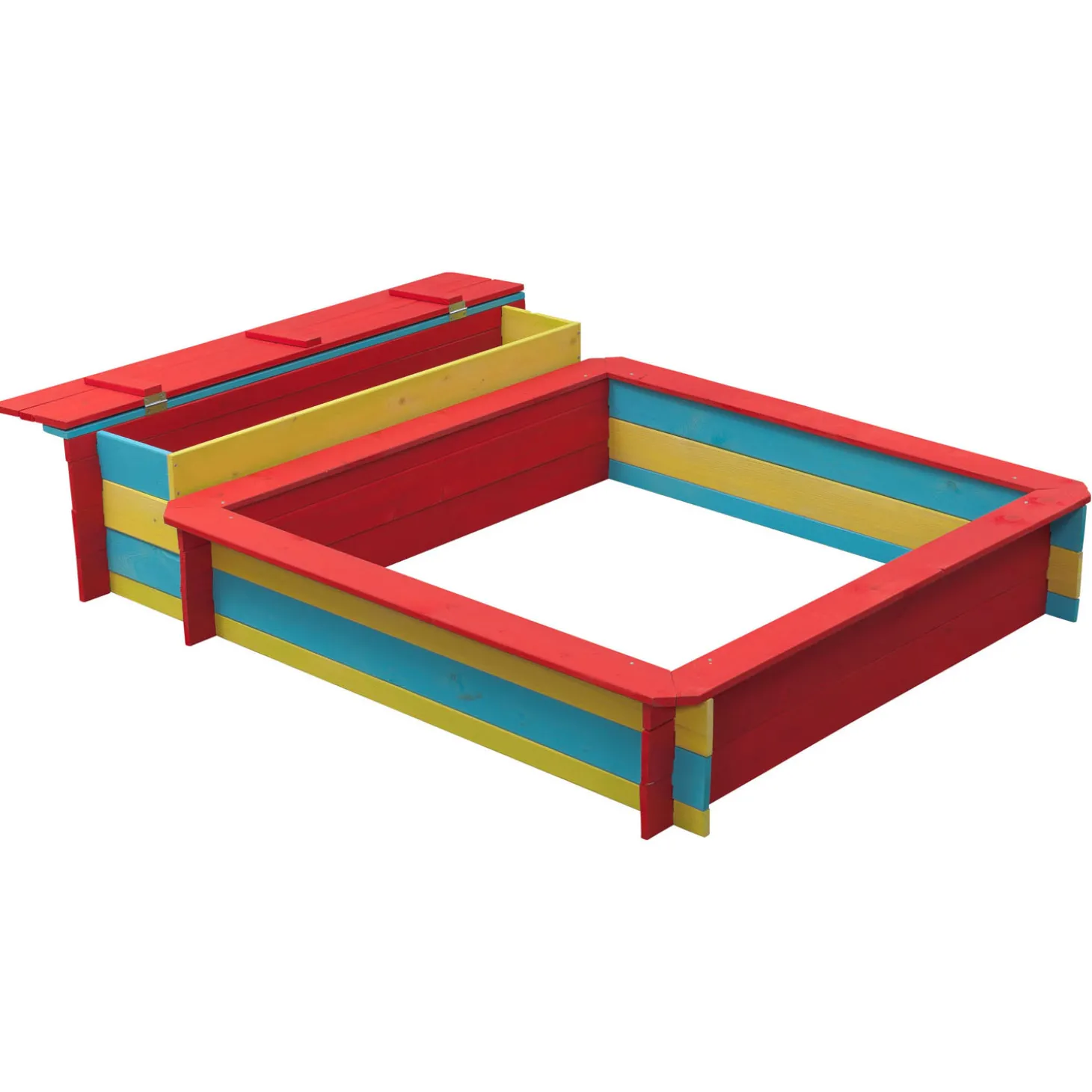 Swingking Houten Zandbak Gekleurd - Jade