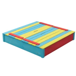 Swingking Houten Zandbak Gekleurd - Sepp