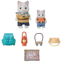 Sylvanian Families 5763 Duo Avonturies Latte Kat Broer en Baby