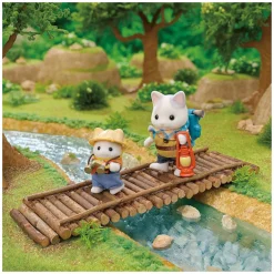 Sylvanian Families 5763 Duo Avonturies Latte Kat Broer en Baby