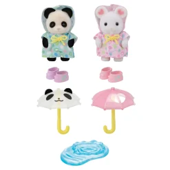 Sylvanian Families 5748 Duo Peutervriendjes - Regendag