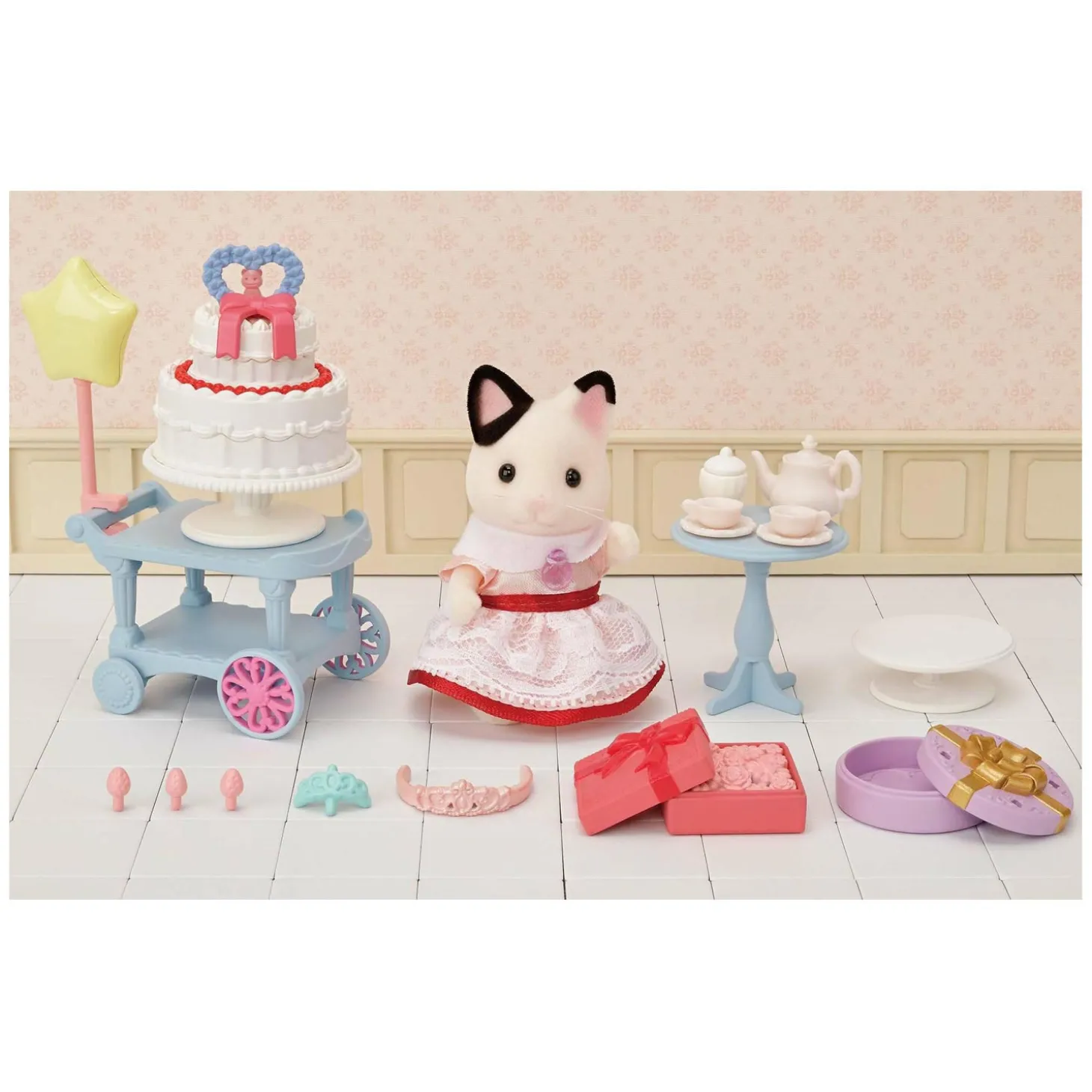Sylvanian Families 5646 Feest Set - Kat Meisje in Smoking