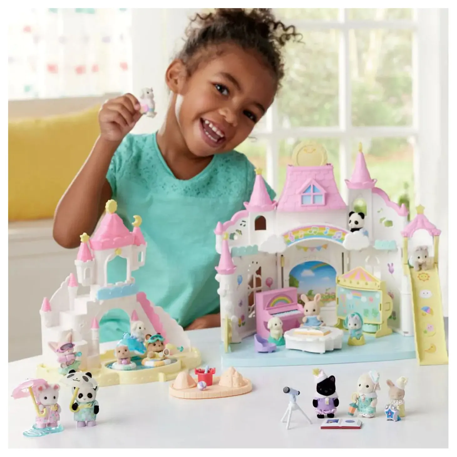 Sylvanian Families 5749 Trio Peutervriendjes - Zwembad Fun