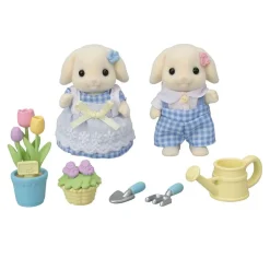 Sylvanian Families 5736 Tuinierenset- Bloemen Hangoorkonijn Broer en Zus