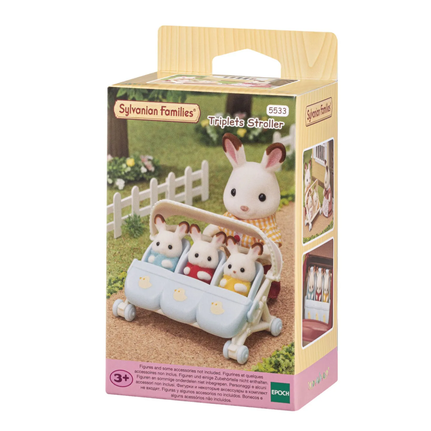 Sylvanian Families 5533 Wandelwagen Drieling