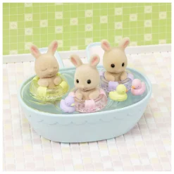 Sylvanian Families Drieling Baby konijn Badspeelset