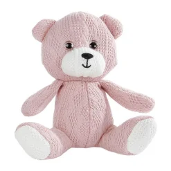 Take Me Home Knuffel Beer Pluche Gehaakt - Roze, 14cm