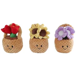 Take Me Home  Knuffel Plant Pluche - Bloemenmand, 18cm