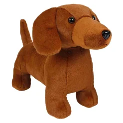 Take me Home Knuffel Pluche - Teckel Lichtbruin, 33cm