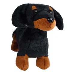 Take me Home Knuffel Pluche - Teckel Donkerbruin, 33cm