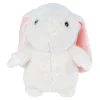 Take Me Home Knuffel Pluche - Langoor Konijn Wit, 30cm