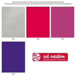 Talens Art Creat.Glas & Porselein Dekkend 4 X30ml Roze Zilver