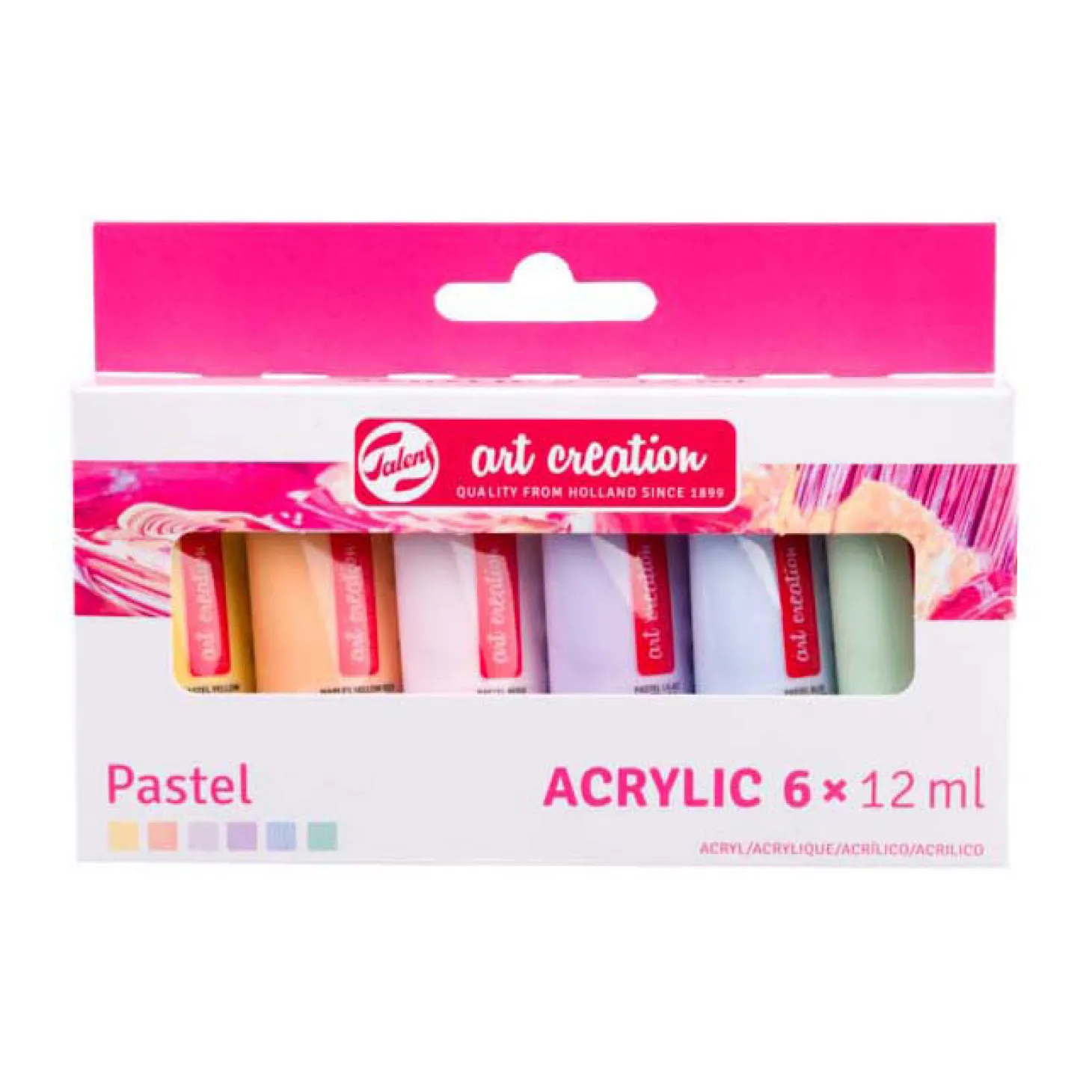 Talens Art Creation Acrylverf Set Pastel, 6x12ml
