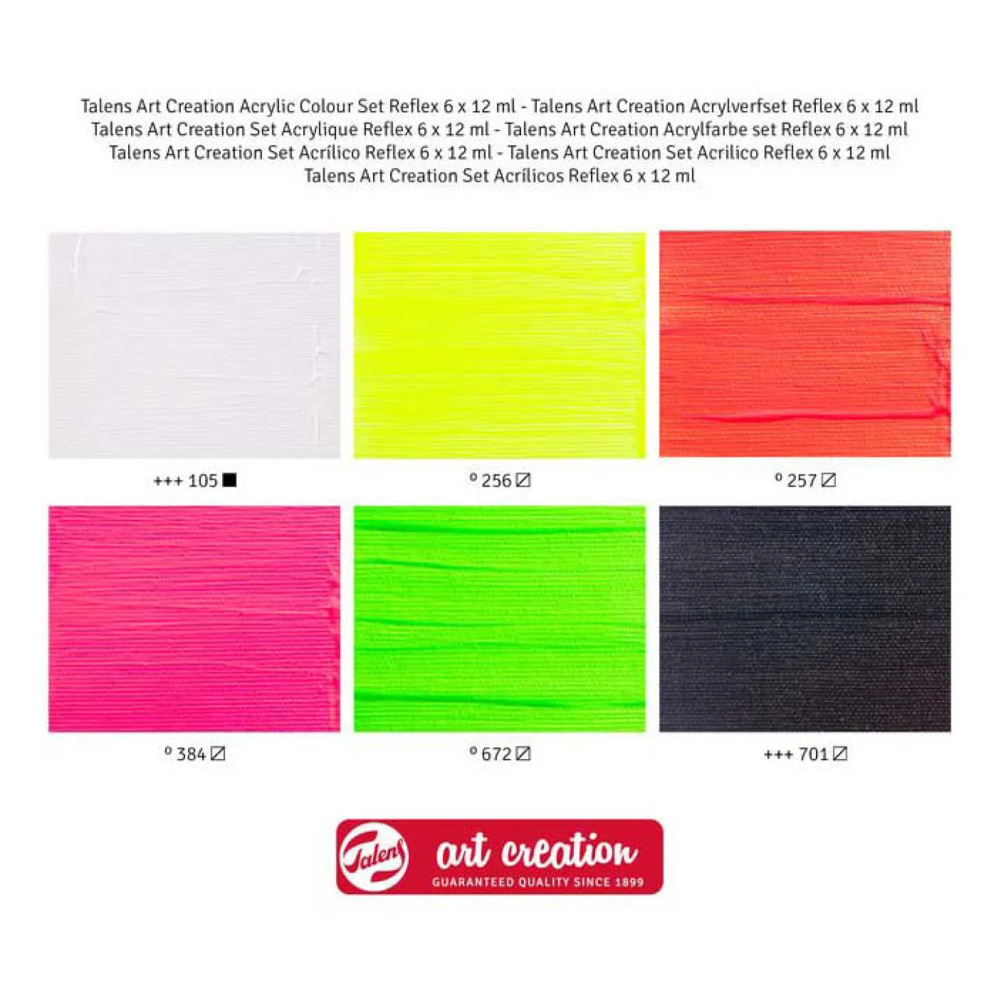 Talens Art Creation Acrylverf Set Reflex, 6x12ml