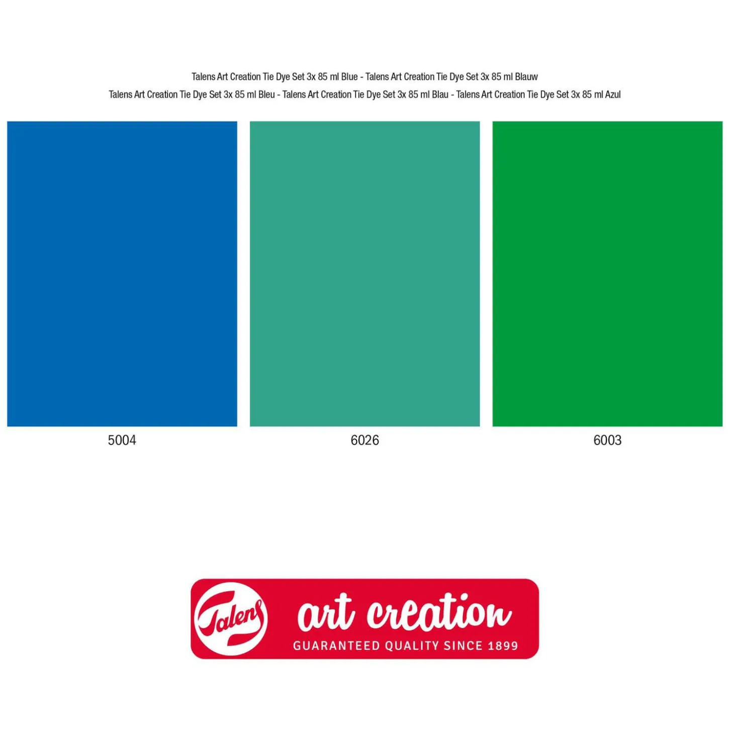 Talens Art Creation Tie-Dye Set Blauw, 3x85ml