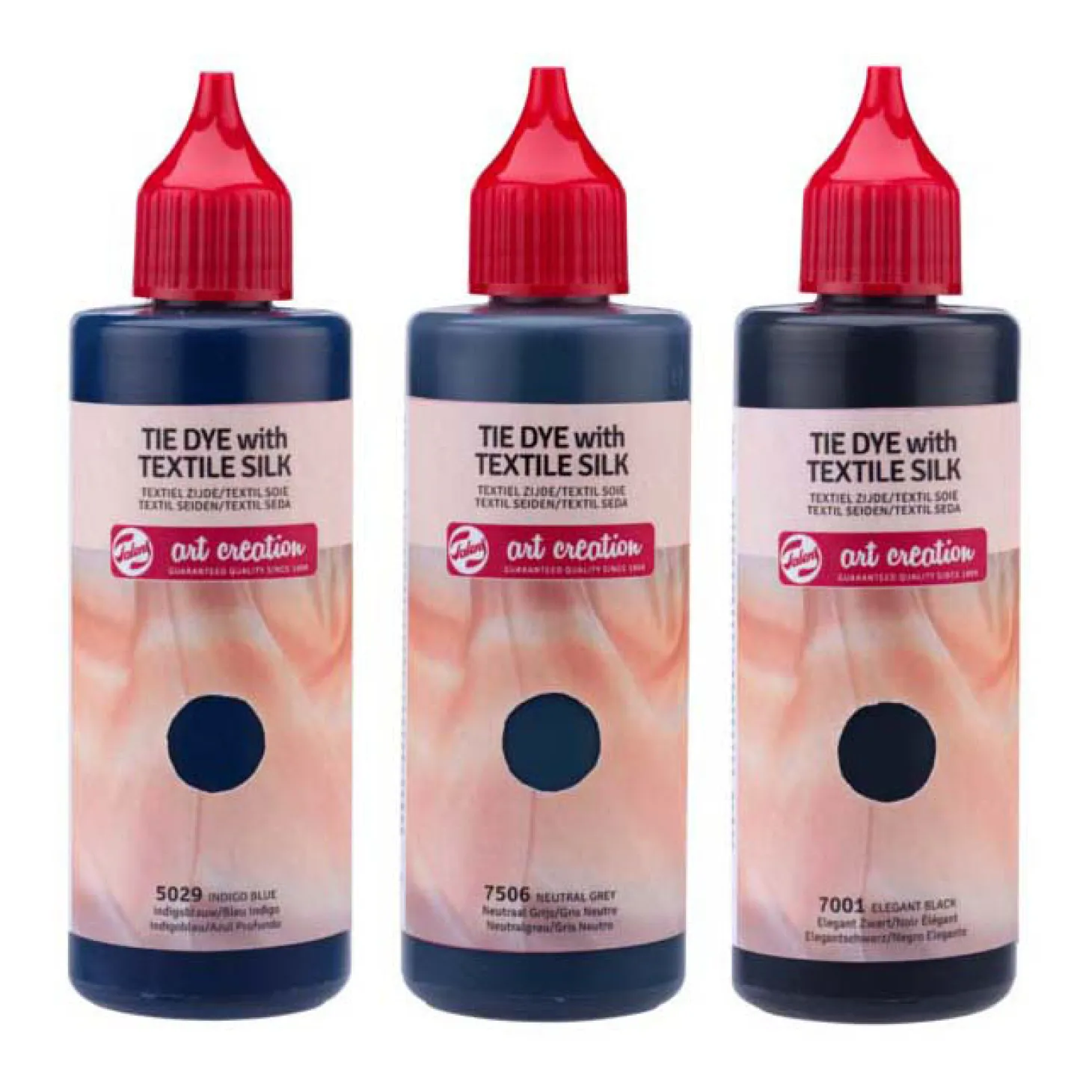 Talens Art Creation Tie-Dye Set Zwart, 3x85 ml