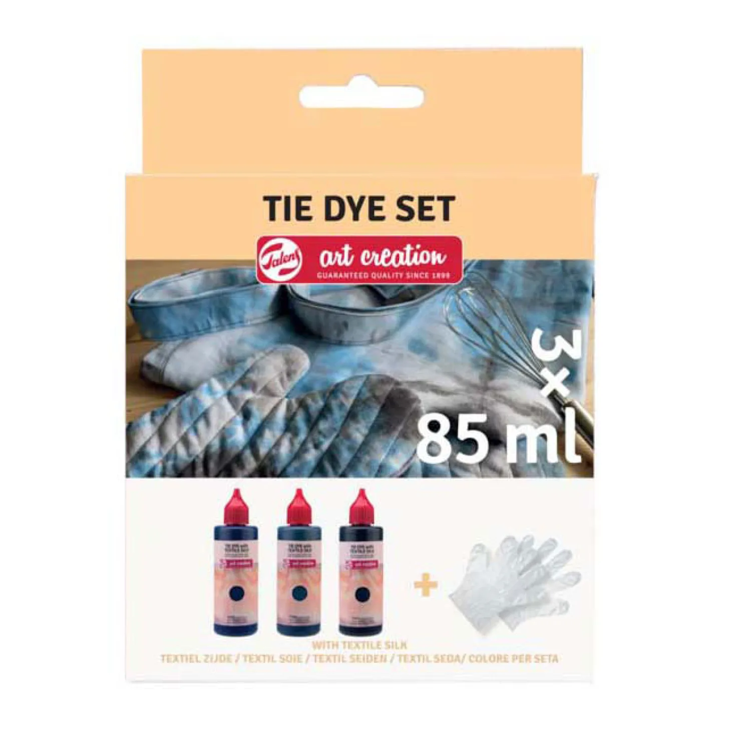 Talens Art Creation Tie-Dye Set Zwart, 3x85 ml