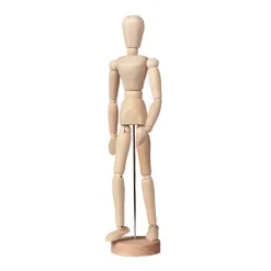 Talens Ledenpop Man 30cm Blank Hout