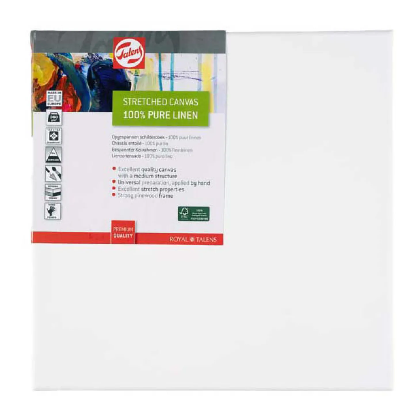 Talens Schildersdoek Linnen 30x30cm