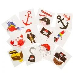 Tattoos Piraat, 12st.