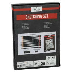 Tekenblok met Potloden en Puntenslijper, 15dlg