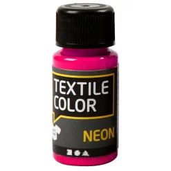 Textile Color Dekkende Textielverf - Neon Roze, 50ml