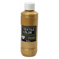 Textile Color Dekkende Textielverf - Goud Parelmoer, 250ml