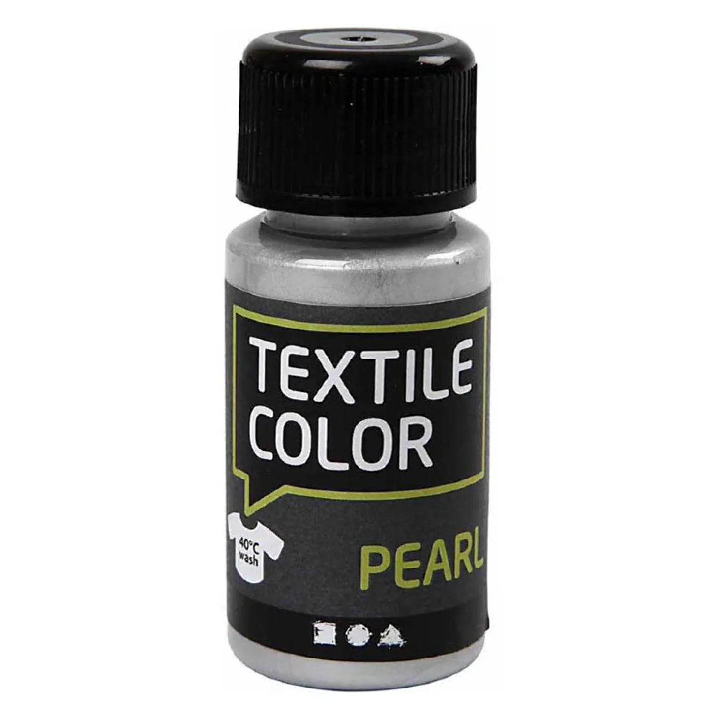 Textile Color Dekkende Textielverf - Zilver Parelmoer, 50ml