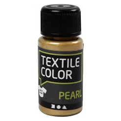Textile Color Dekkende Textielverf - Goud Parelmoer, 50ml