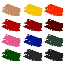 Textile Color Semi-dekkende Textielverf, 12x50ml