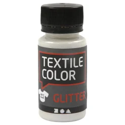 Textile Color Transparant Glitter voor Textielverf, 50ml